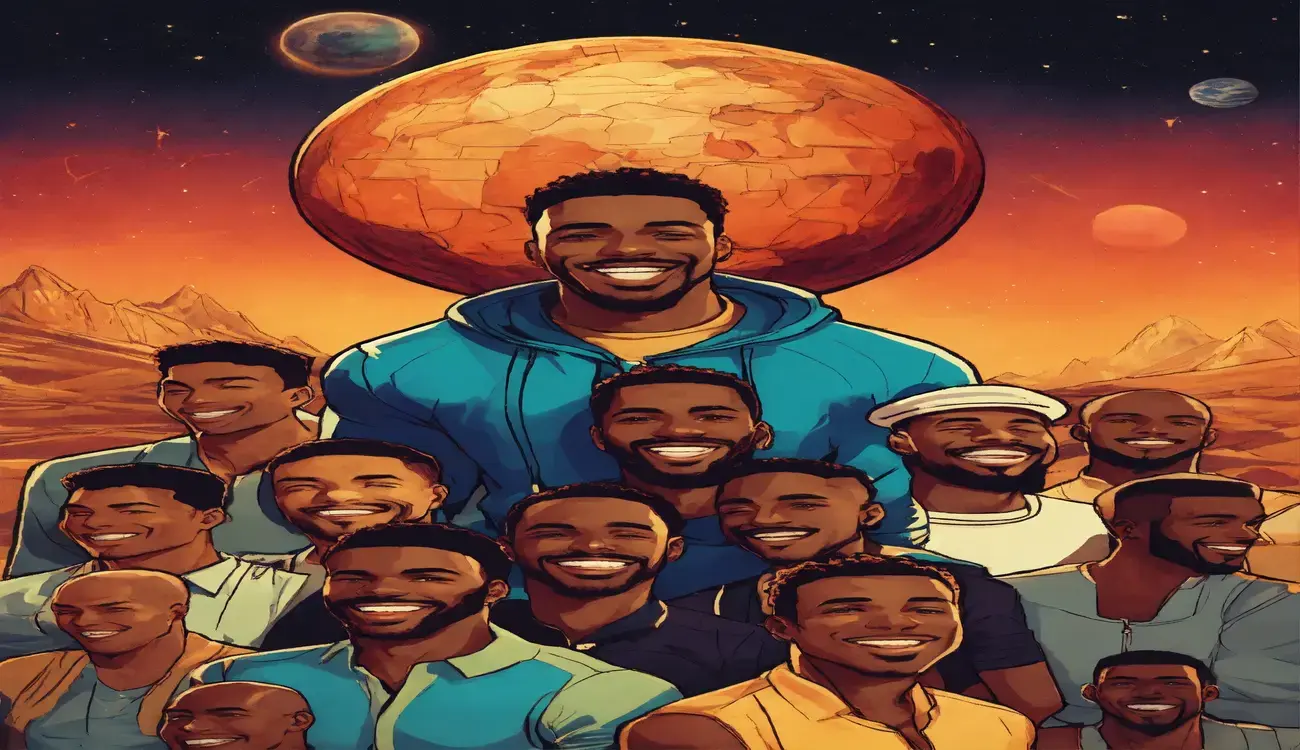 A group of happy Black men